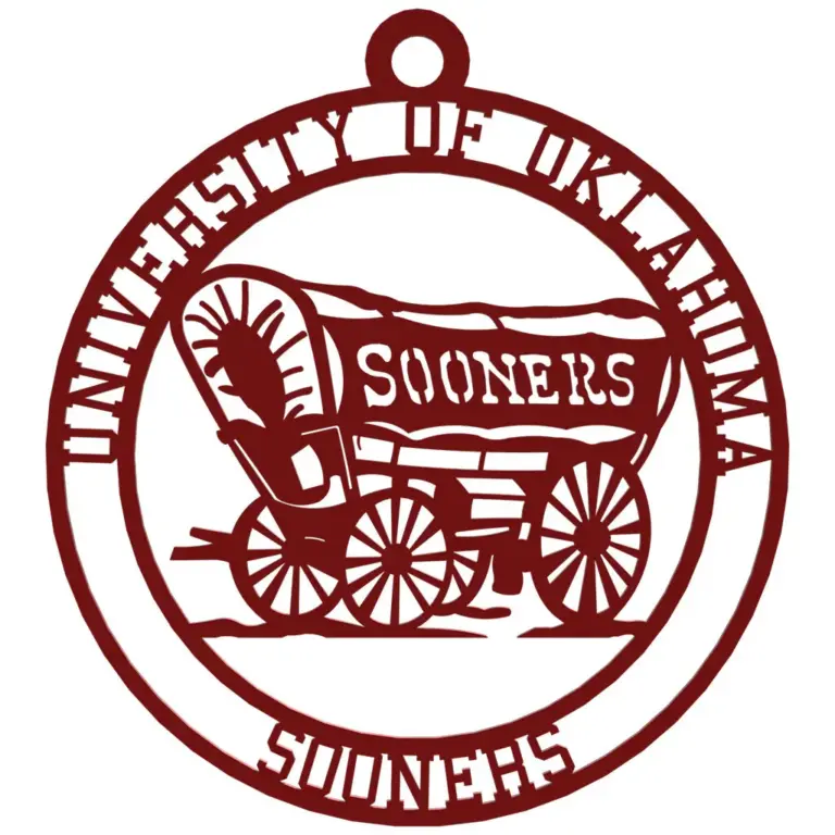 Oklahoma christmas ornament
