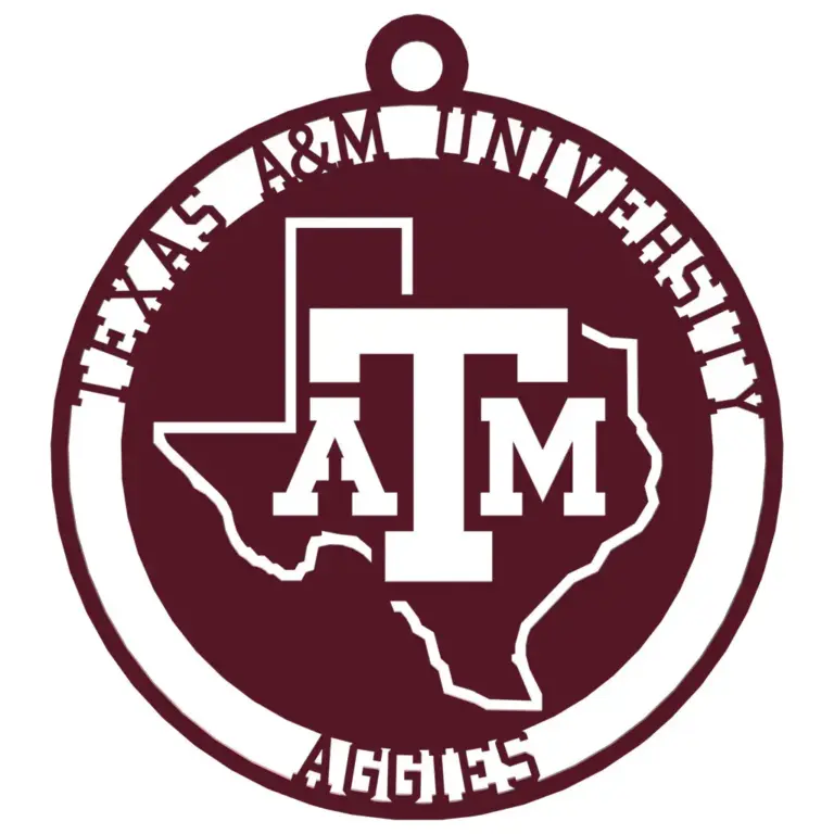 Texas a&m christmas ornament