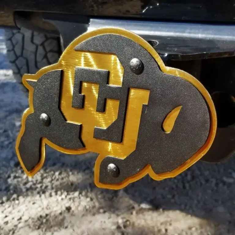 Colorado university hitch cover- ralphie
