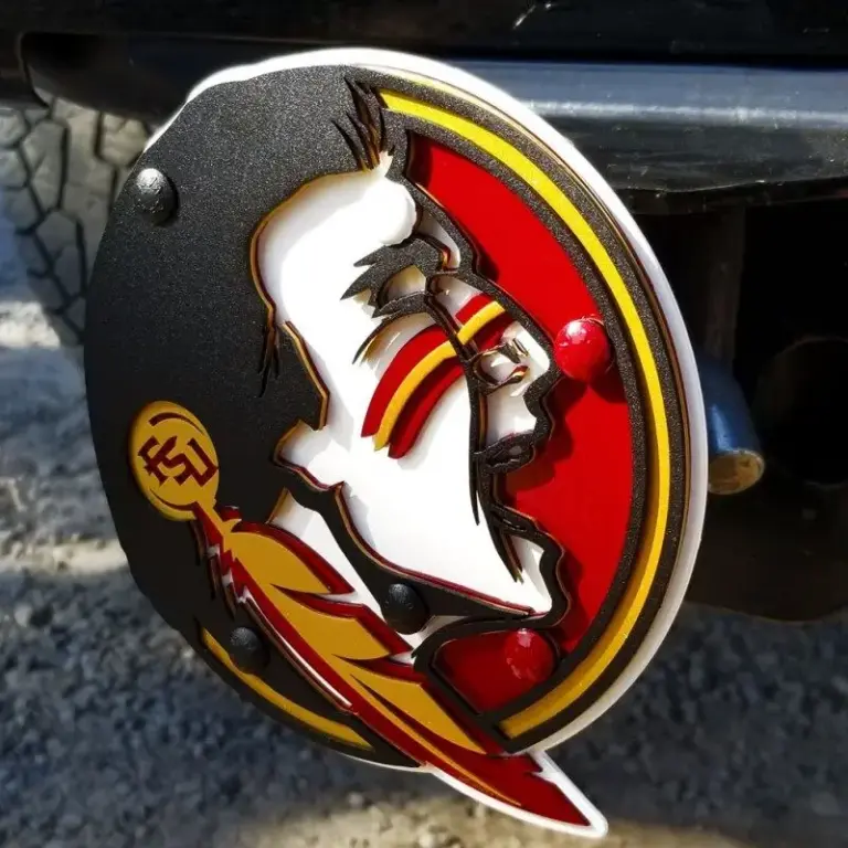 Florida state university hitch cover -seminole - image 2