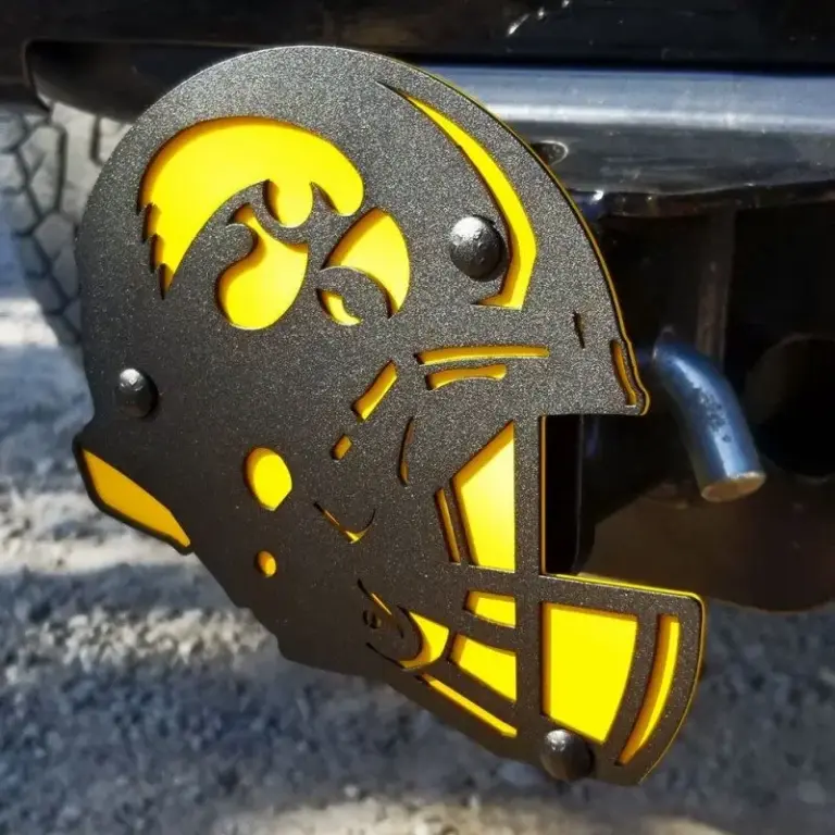 University of iowa hitch cover - helmet - image 2