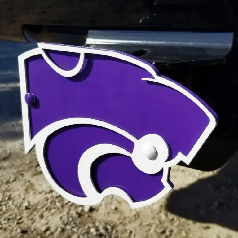 Kansas state university hitch cover - powercat - image 2