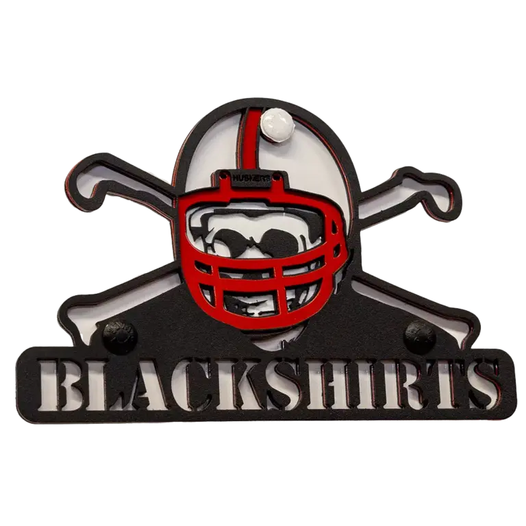 University of nebraska hitch cover - blackshirts