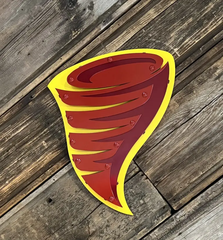 Cyclone 3D Wall Art - Gameday Ironworks Cyclone 3d wall art