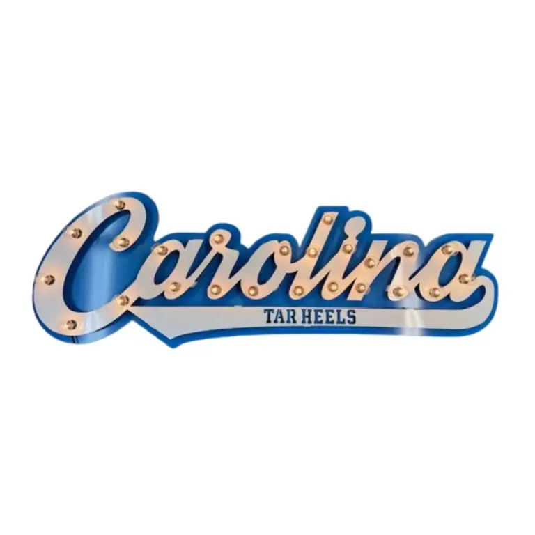 University of north carolina 3d lit sign -carolina