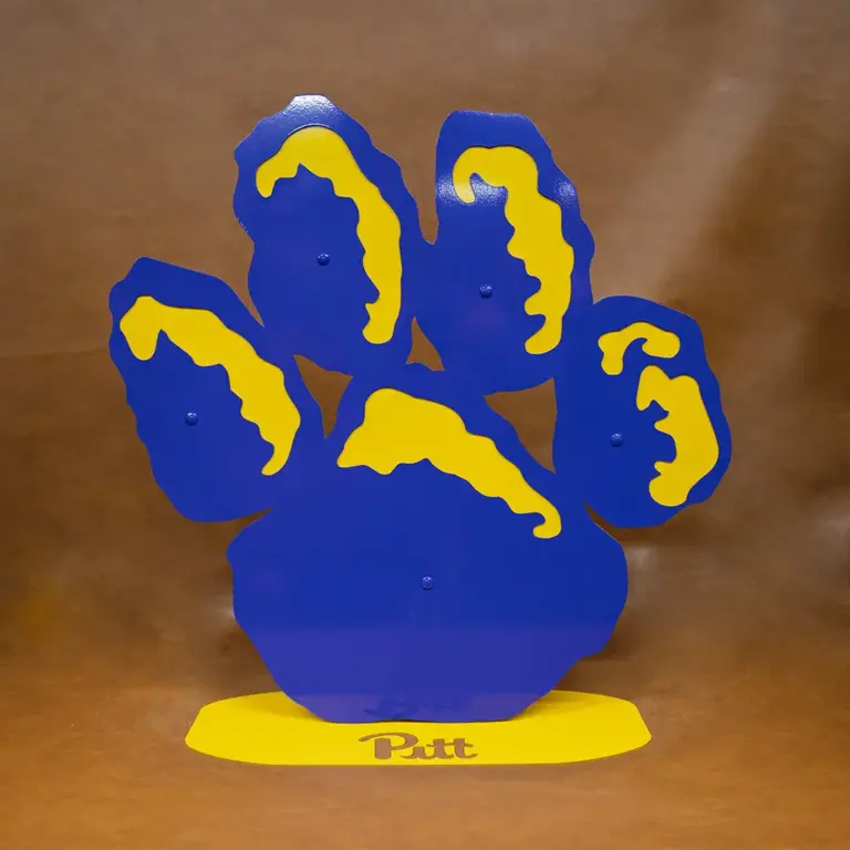 2 color paw on oval 24 inch