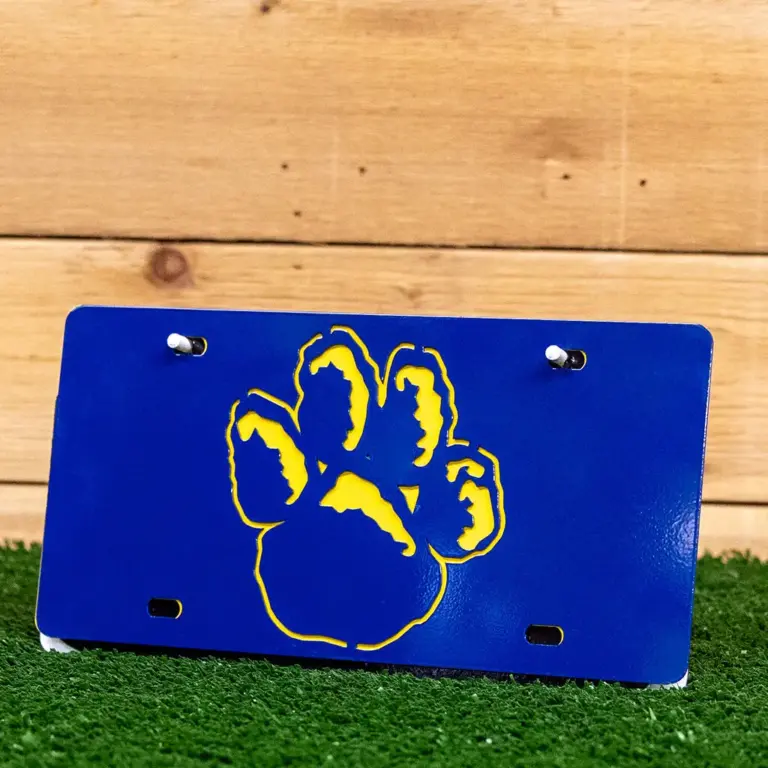 Panther Paw Tag - Gameday Ironworks Panther paw tag