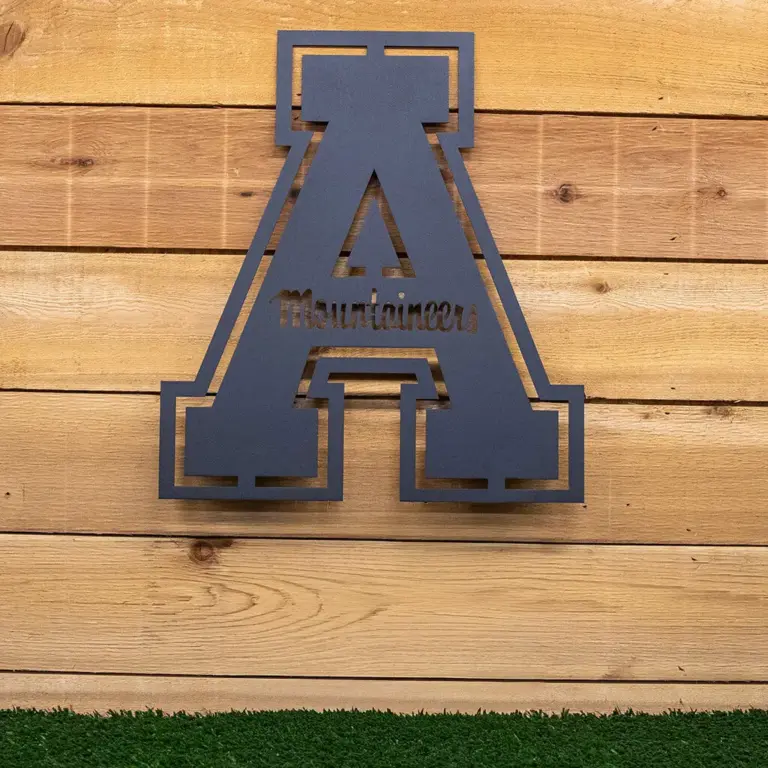 Appalachian State University Wall Art 12&Quot; - A - Gameday Ironworks Appalachian state university wall art 12" - a