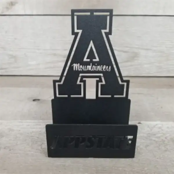 Appalachian state mountaineers "a" business card holder