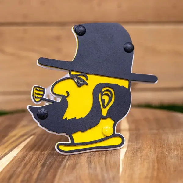 Appalachian State Hitch Cover -Yosef - Gameday Ironworks Appalachian state hitch cover -yosef