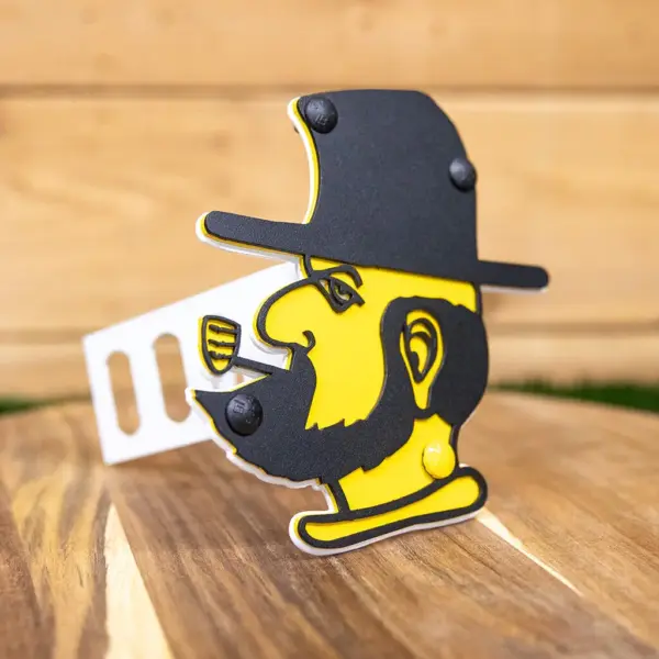 Appalachian State Hitch Cover -Yosef - Gameday Ironworks Appalachian state hitch cover -yosef