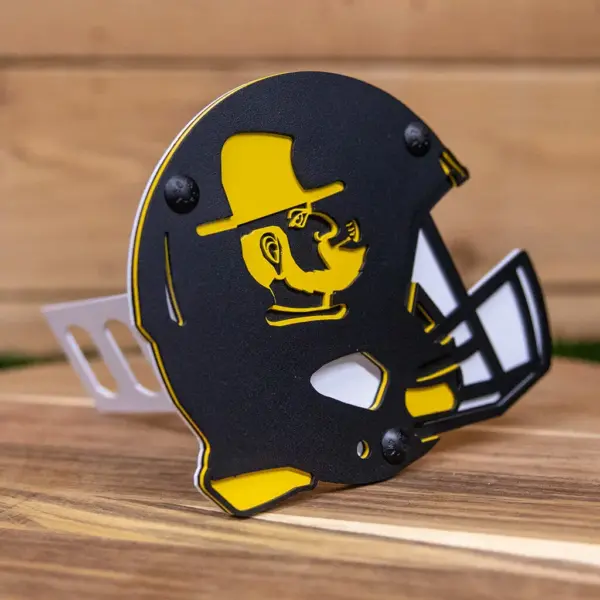Appalachian state hitch cover- helmet