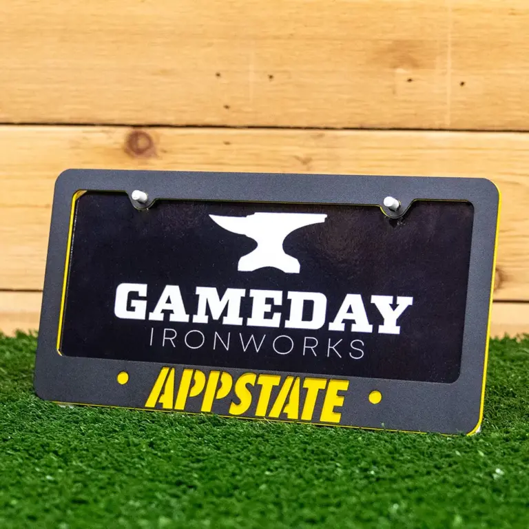App state tag frame black