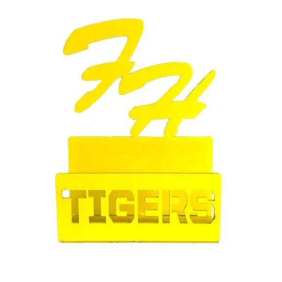 Fort Hays State Card Holder Yellow - Gameday Ironworks Fort hays state card holder yellow