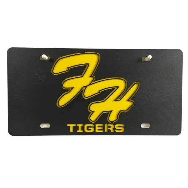 Fort Hays State Baseball Tag Black - Gameday Ironworks Fort hays state baseball tag black