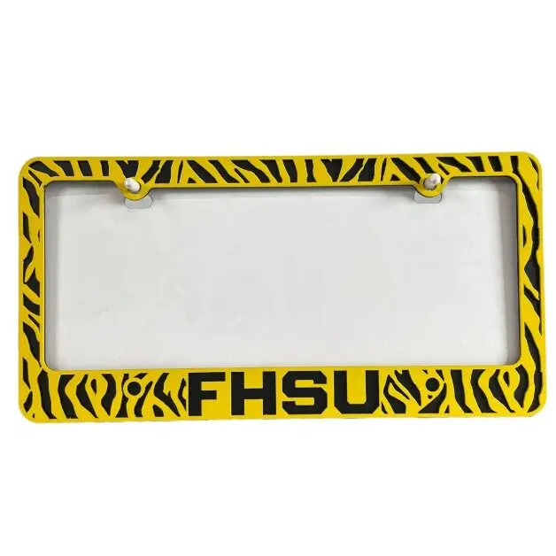 Fort Hays State Tigers Tag Yellow - Gameday Ironworks Fort hays state tigers tag yellow