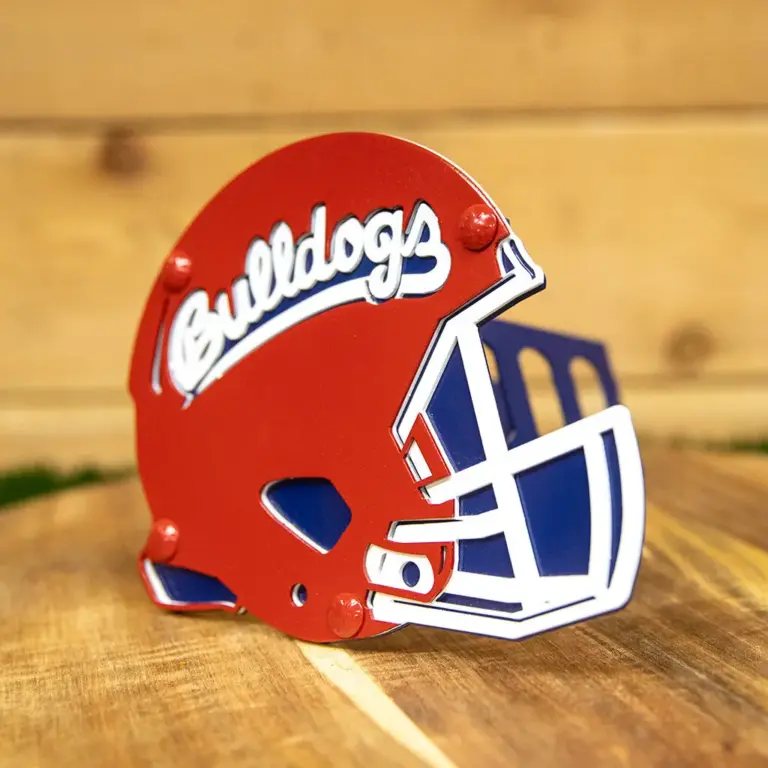 Fresno state university hitch cover -helmet