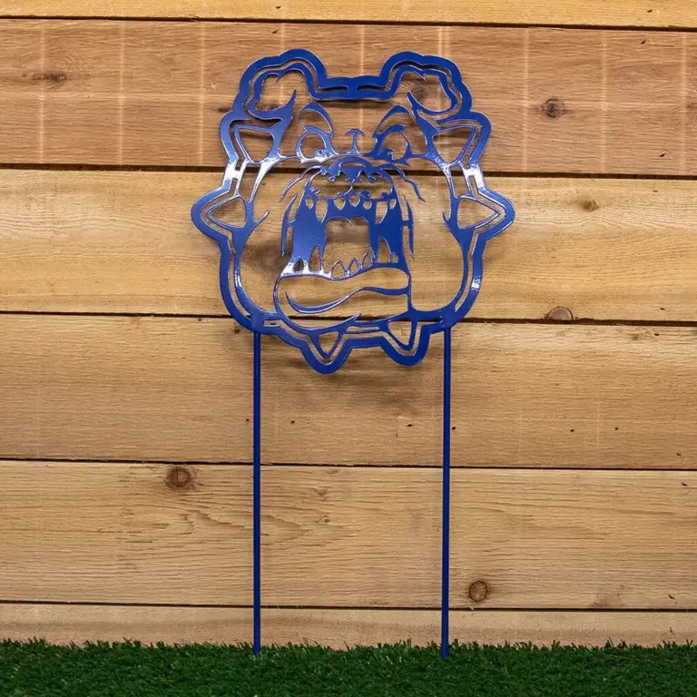 Fresno state 1 color yard art