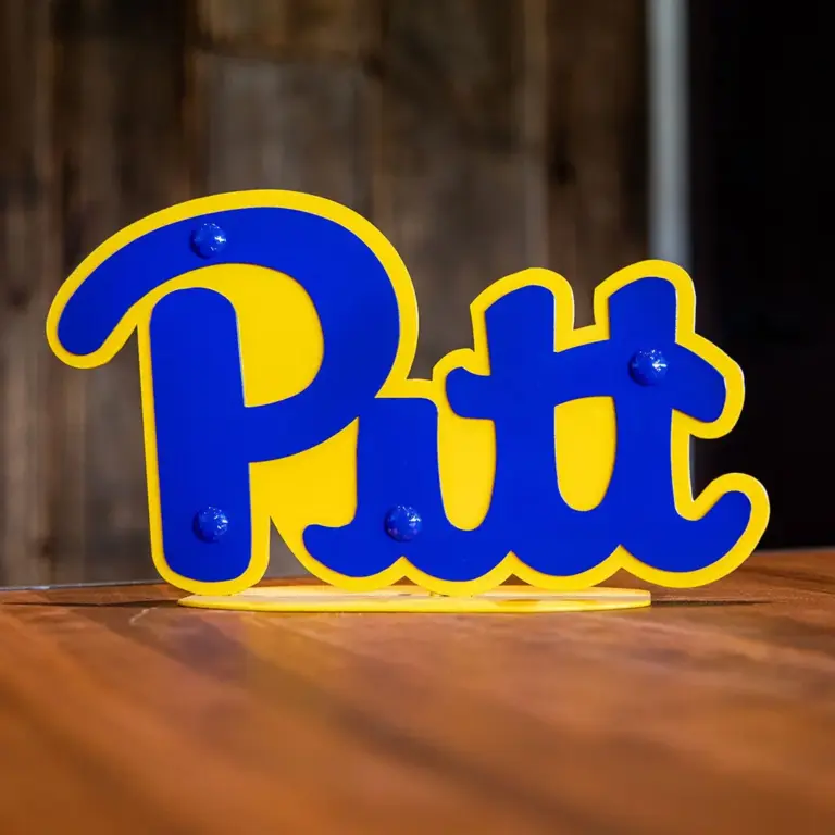 Pitt Desk Topper - Gameday Ironworks Pitt desk topper