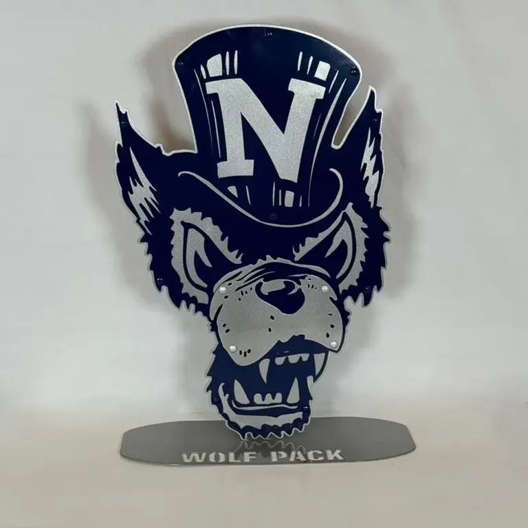 2' Mascot On Base - Gameday Ironworks 2' mascot on base