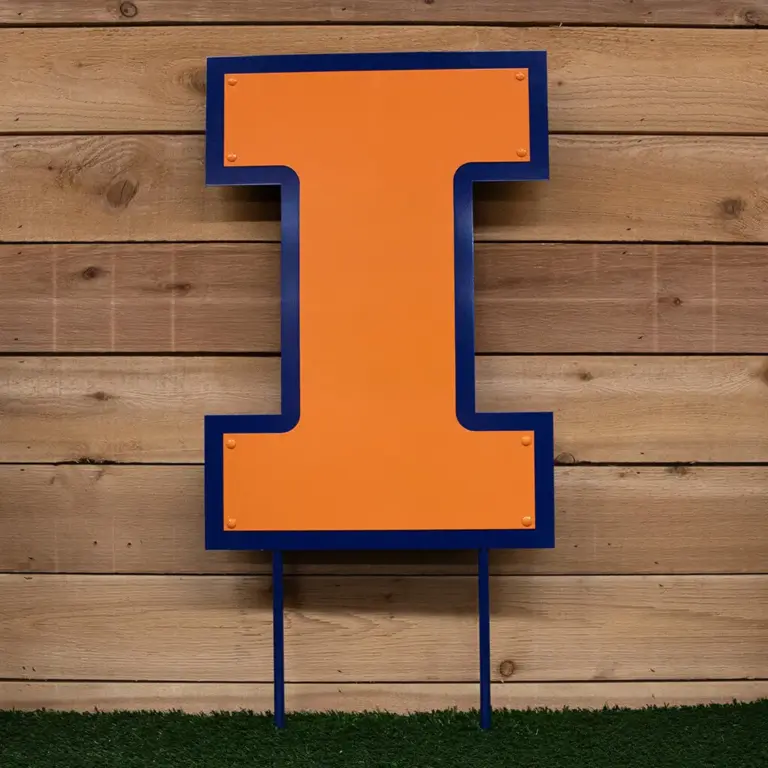 2' Logo On Stakes - Gameday Ironworks 2' logo on stakes