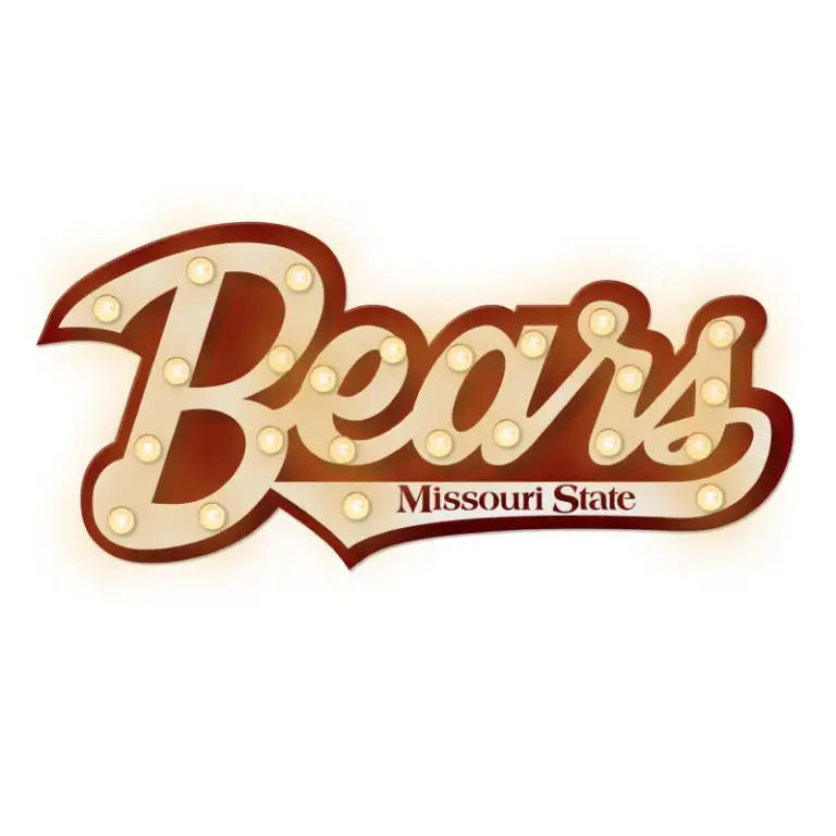 Missouri state university 3d lit sign