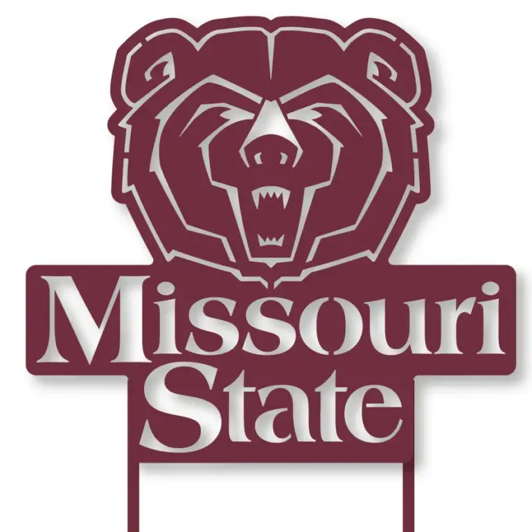 Missouri State 1 Color Yard Art - Gameday Ironworks Missouri state 1 color yard art