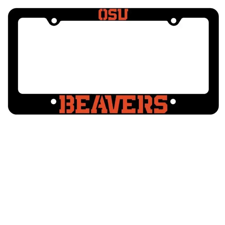 Oregon state osu tag frame black