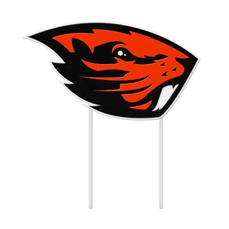 2' Mascot On Stakes - Gameday Ironworks 2' mascot on stakes