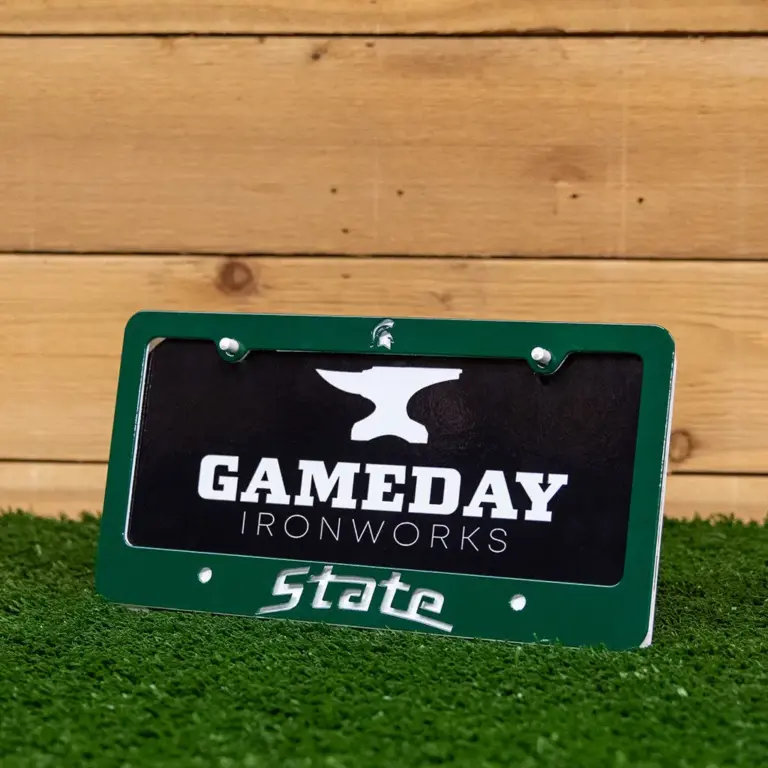 State Tag Frame - Gameday Ironworks State tag frame