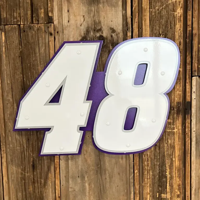 Alex Bowman #48 3D Wall Art - Gameday Ironworks Alex bowman #48 3d wall art