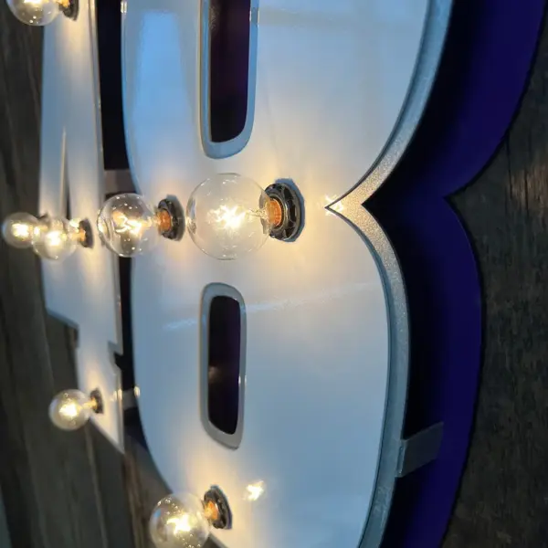 Alex Bowman #48 Small 3D Lit Sign - Gameday Ironworks Alex bowman #48 small 3d lit sign