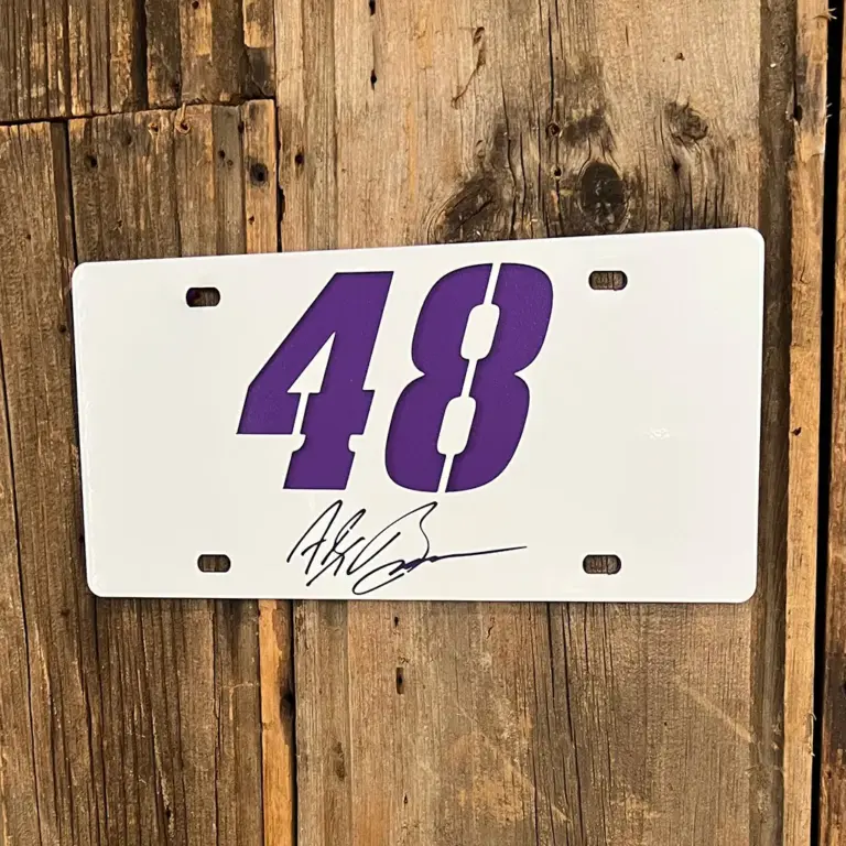 Alex Bowman #48 Car Tag - Gameday Ironworks Alex bowman #48 car tag