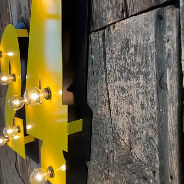 William byron #24 small 3d lit sign