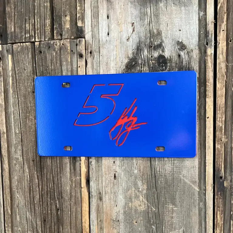 Kyle larson #5 car tag