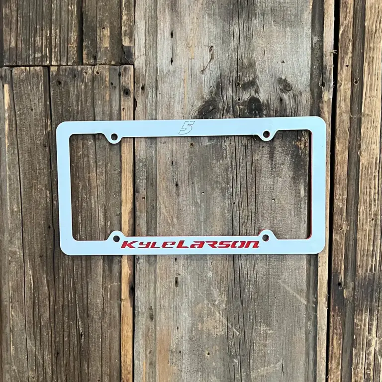 Kyle larson #5 car tag frame