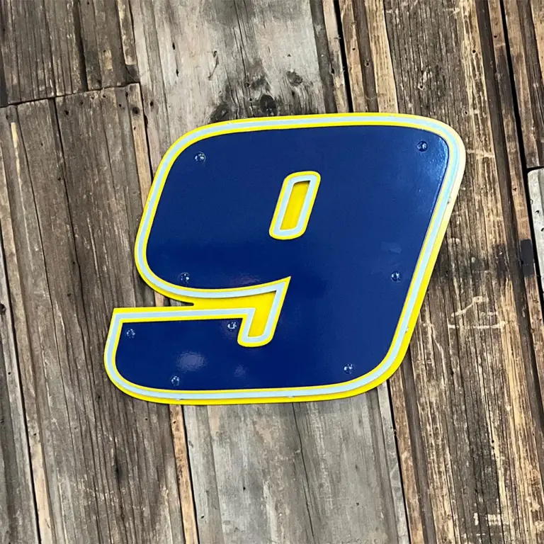 Chase Elliott #9 3D Wall Art - Gameday Ironworks Chase elliott #9 3d wall art