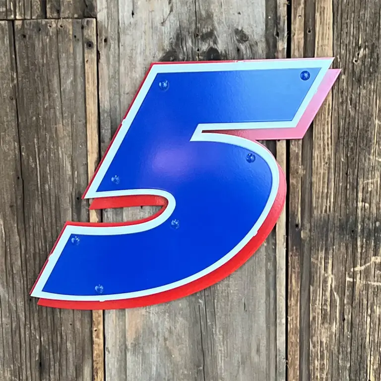 Kyle larson #5 3d wall art