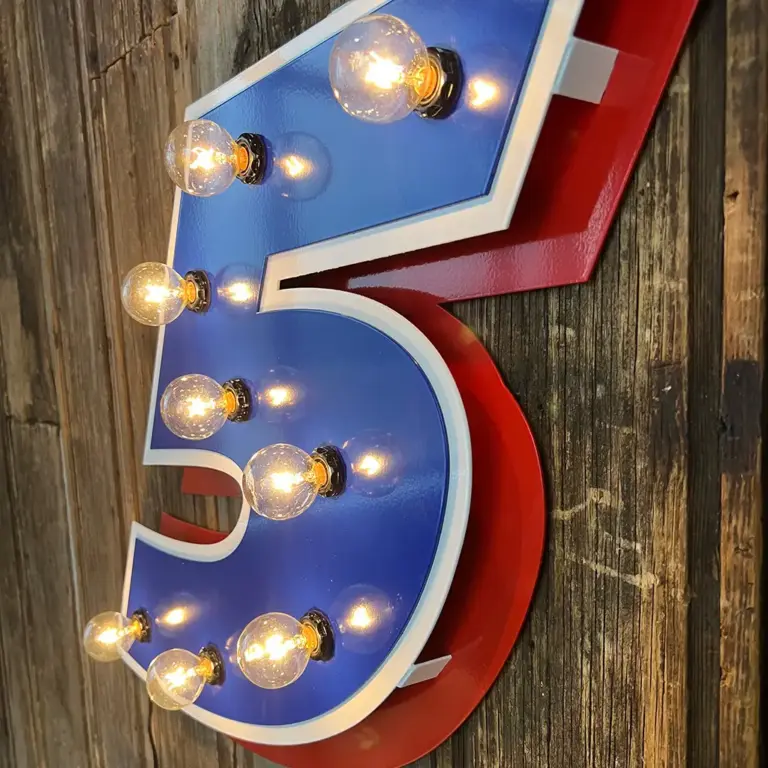 Kyle larson #5 small 3d lit sign - image 2