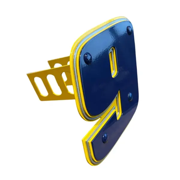 Chase Elliott #9 Hitch Cover - Gameday Ironworks Chase elliott #9 hitch cover