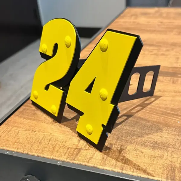 William Byron #24 Hitch Cover - Gameday Ironworks William byron #24 hitch cover