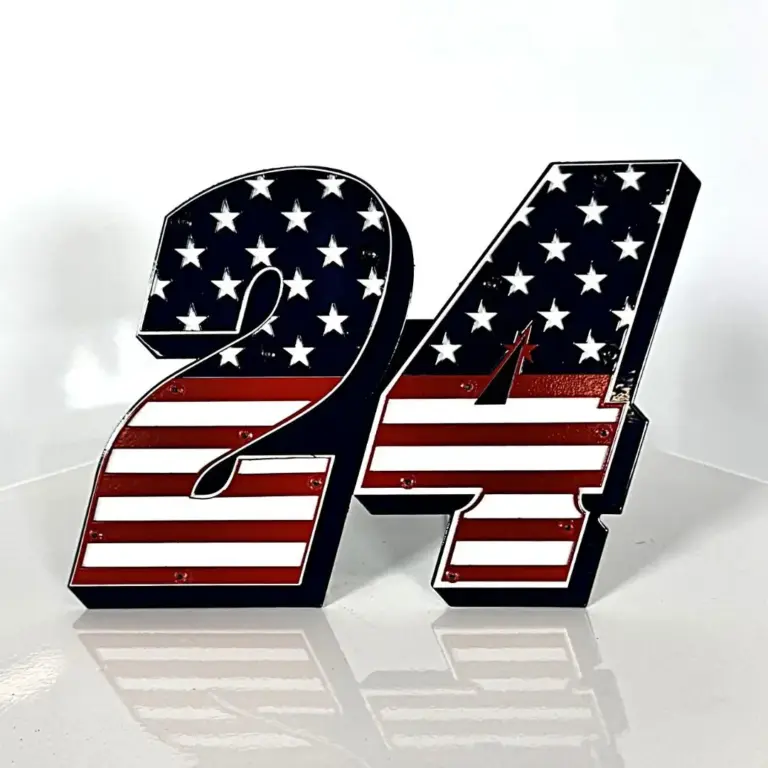 William byron #24 usa hitch cover