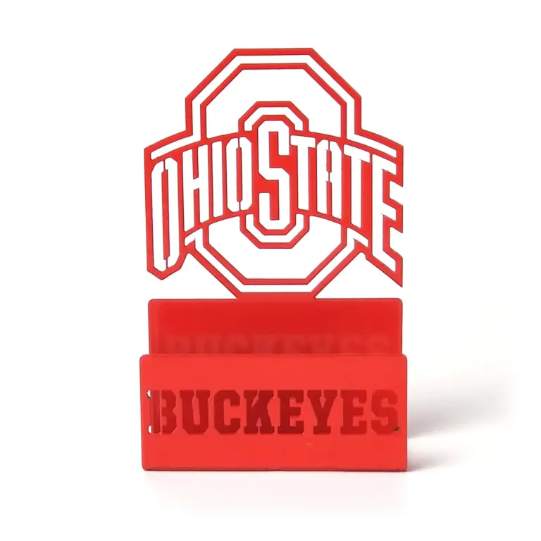Ohio state "o" business card holder