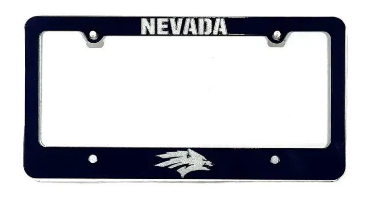 Nevada logo tag frame