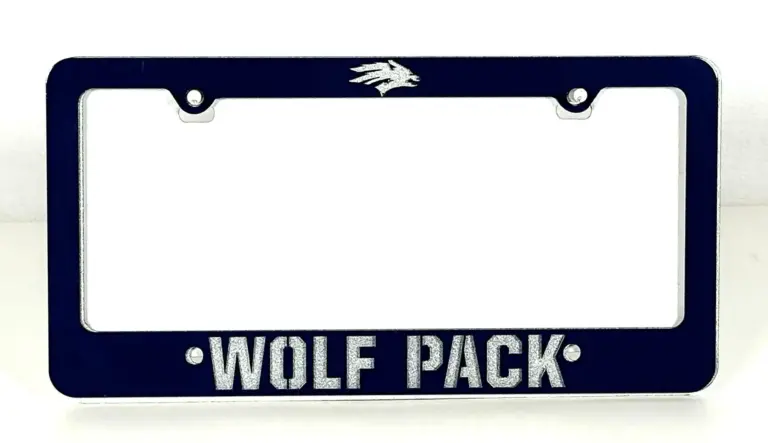 Nevada wolfpack logo tag frame