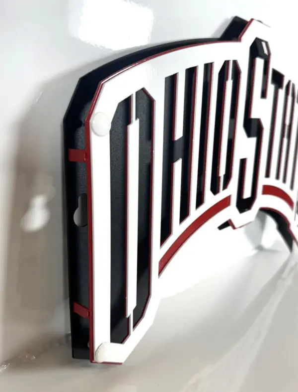 Ohio state 3d wall art