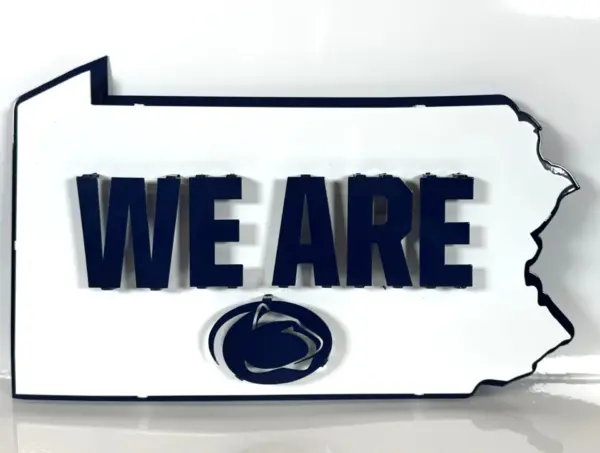 Penn state 3d wall art