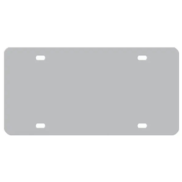 Plate Backer Grey - Gameday Ironworks Plate backer grey