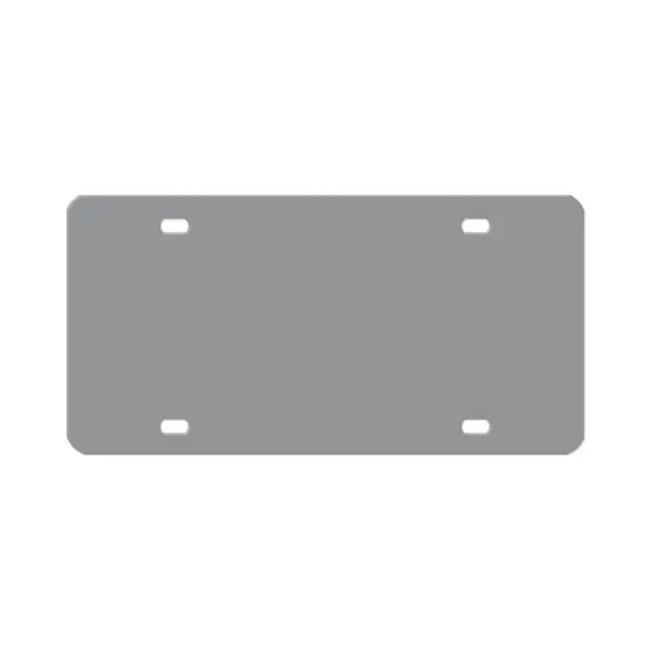 Plate Backer Gray - Gameday Ironworks Plate backer gray