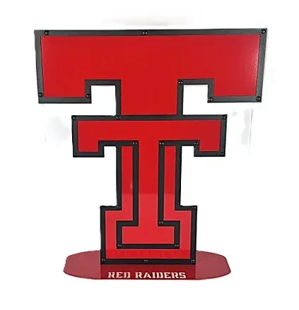 2' Texas Tech Double T On Base - Gameday Ironworks 2' texas tech double t on base